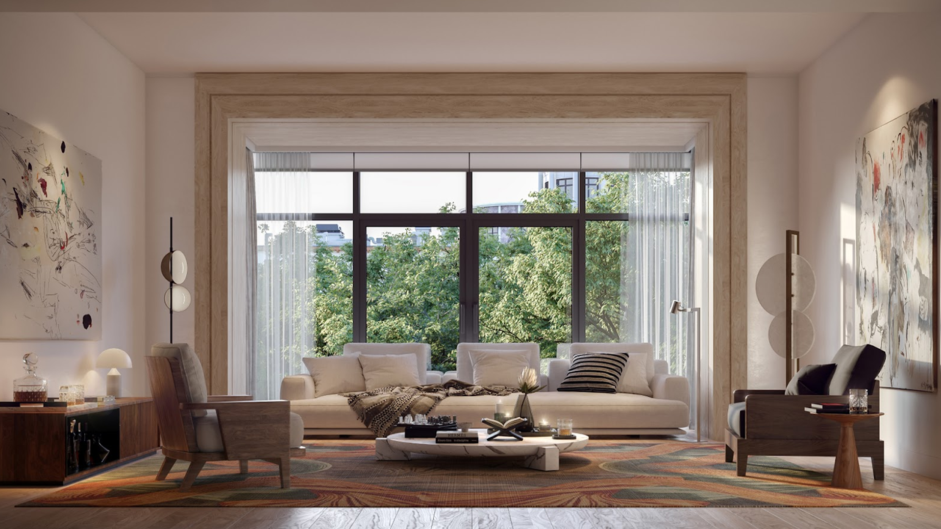 Finishing of apartments in new buildings: